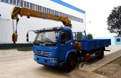 China Straight Arm Truck Mounted Mobile Crane , Heavy Duty Telescoping Boom Crane for sale