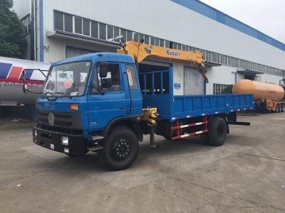 China Grúa hidráulica montada camión de 6 ruedas, 5 toneladas de XCMG del nudillo de grúas montadas camión potente del auge en venta