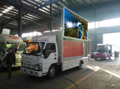 China Anschlagtafel-LKW P4 P5 P6 ISUZU-Anzeigen-LED für bewegliche Werbung zu verkaufen
