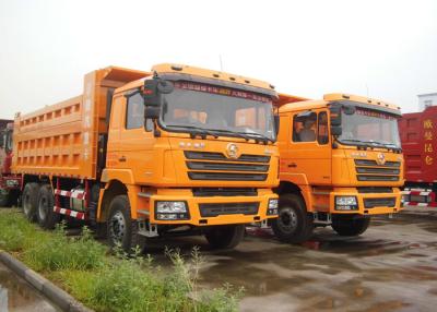 China 6 x 4 caminhão basculante da roda de Shacman 10, caminhão basculante pesado do equipamento para o mineral à venda