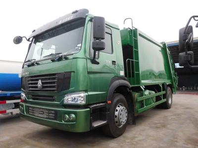 Chine camion de déchets de gestion des déchets 12m3, camion arrière de compacteur de déchets de Howo du chargeur 12cbm à vendre