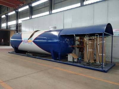 Chine réservoir de station service de LPG de propane de 20tons 20mt 40,000liters avec la machine de remplissage de cylindre à vendre