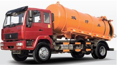 China KEG Piple Nozzle 60 Meters Sewer Cleaning Truck / 8 CBM Vacuum Sewage Drainage Truck for sale