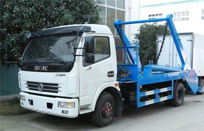 China Swing Arm Garbage Waste Removal Trucks Carbon Steel Waste Transport With 5CBM Hopper for sale