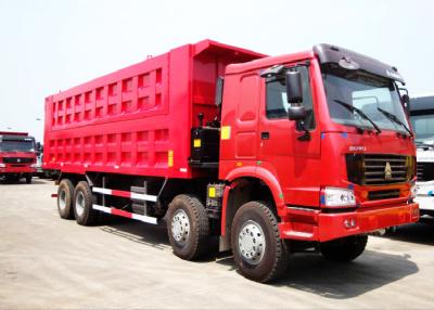 China Sinotruk HOWO 50 Tons 8*4 Dump Tipper Truck For Mineral Material Transportation for sale
