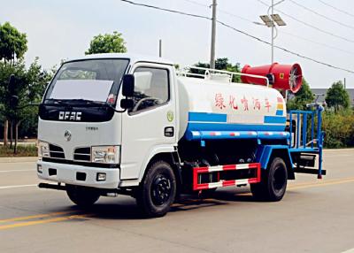 China 5Ton Dongfeng 4 * 2 Water Bowser Truck Met Sproeier, 5000 Liter Spray Dust Fall Truck Te koop