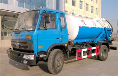 China camión del tanque de la limpieza de las aguas residuales 10000liters para el camión que chupa fecal de las aguas residuales del vehículo séptico urbano de la succión en venta