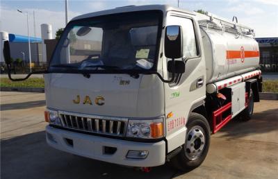 China JAC 4x2 5000 Liters Mobile Oil Dispenser Truck Fuel Refueling Truck For 2 People for sale