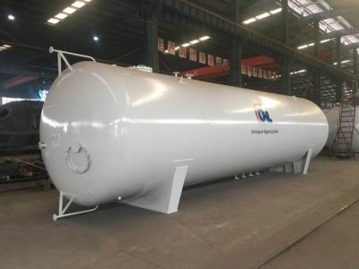 China 60CBM Liquid Propane Ammonia Butane Gas Bullet Storage Tank For Gas Station Installation for sale