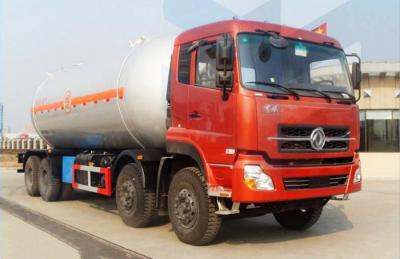 China 8x4 LPG Tank Dispenser Truck With Filling Flow Meter , Lpg Bobtail Dispenser Truck for sale