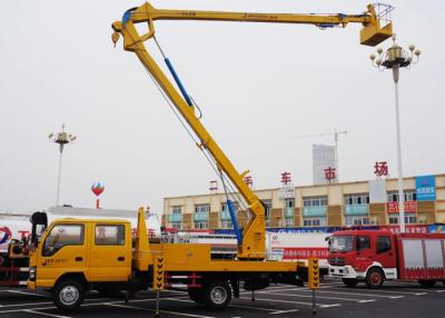 China Telescopic Type Aerial Lift Platform Truck / Truck Mounted Boom Lift Vehicle for sale