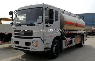 China 15000 Liters Water Bowser Truck Stainless Steel / Aluminum Alloy Tanker for sale