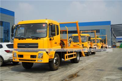 China 8cbm Dongfeng Skip Loader 6x4 Refuse Collection Truck for sale