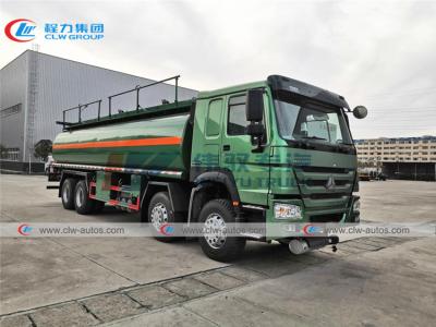 China Anti Corrosion Howo 8*4 25000L 30000L Oil Tanker Truck for sale