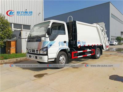 China ISUZU 5tons comprimiu o caminhão da coleção de recusa do compressor do caminhão de lixo à venda