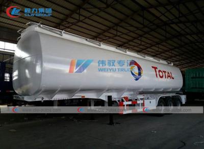 China Total Standard 3 Axle 42CBM Oil Truck Trailer for sale