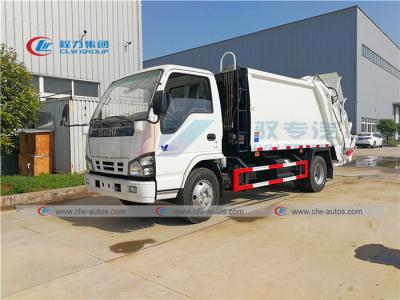 China ISUZU 5 do lixo toneladas de caminhão do compressor para a gestão de resíduos à venda