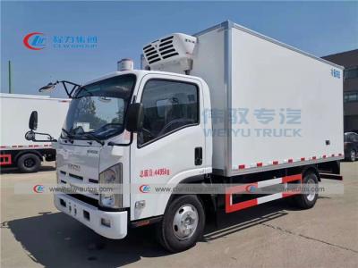 China 5 Ton ISUZU Refrigerated Box Truck For Transport Fish for sale