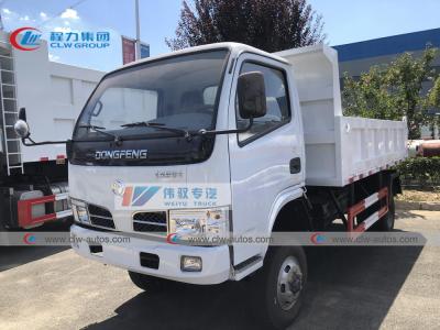 中国 中間にひっくり返ることの5T Dongfengのダンプ トラックを運転する4X4完全な車輪 販売のため