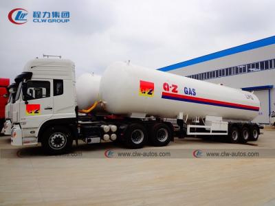 Chine Tri camion de livraison de propane liquide de l'axe 29T 58000L à vendre