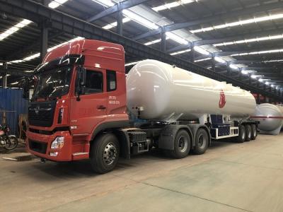 China camión de reparto del gas del propano líquido de 30T 59cbm 59000L en venta
