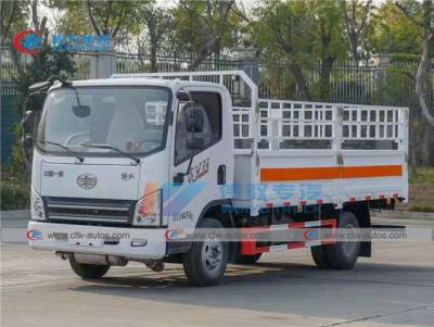 China 5T FAW Stake Truck For Propane Butane Cylinder Delivery for sale