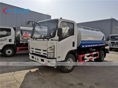 China Wasser 5000L ISUZU Carbon Steel Stainless Steels 304 Bowser-LKW zu verkaufen