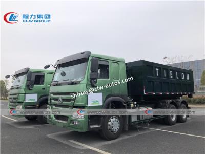 China Sinotruk Howo 336hp 20m3 Roll On Roll Off Garbage Truck for sale