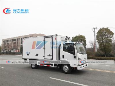 中国 ISUZU KV100は凍結する魚のための輸送のトラック3T 4T 5Tを冷やした 販売のため