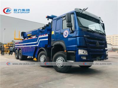 China RHD 30T 40T 50T Recovery Tow Truck With Full Rotating Boom for sale