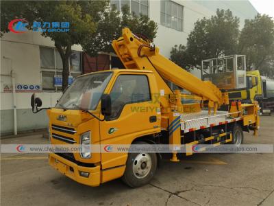 China JMC 21M Telescopic Aerial Working Platform Truck For Street Light Repair for sale