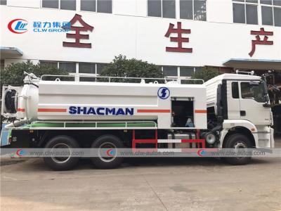 China Shacman H3000 6X4 20m3 22m3 Vacuum Sewer Jetting Truck With Italy Pump for sale
