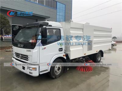 China Dongfeng 4X2 Left Hand Drive Vacuum Street Sweeper Truck for sale
