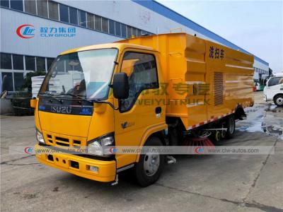 China ISUZU Vacuum 4X2 Road Sweeper Truck Left Hand Drive for sale
