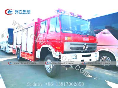 China Dongfeng 4X4 Fire Fighting Truck With 6000L Water And Foam Tank for sale