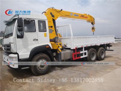 China Sinotruk Howo 6x4 8T 10 Wheel Truck Mounted Telescopic Boom Crane for sale