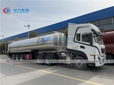 China 30000L SS304 Tanker Semi Trailer For Fresh Milk Transport for sale
