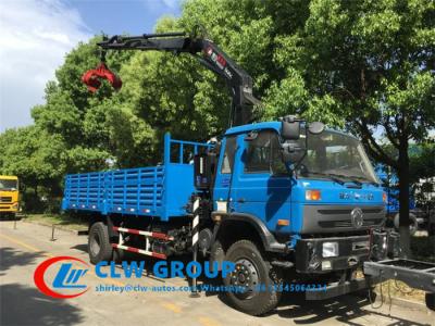 China Dongfeng 6 Wheels 5T Truck Mounted Boom Crane for sale