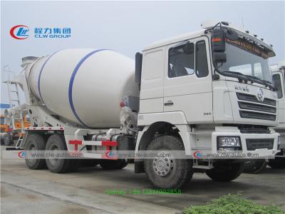 China 10 Wheels 6x4 10cbm SHACMAN Concrete Mixer Truck for sale