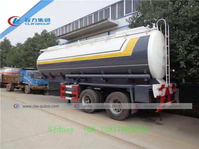 China 2 Axle Anti Corrosion HCl Chemical Liquid Tanker Semi Trailer for sale