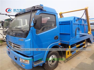 China Dongfeng 4x2 5tons 5cbm 5000liters Swing Arm Garbage Truck for sanition services for sale