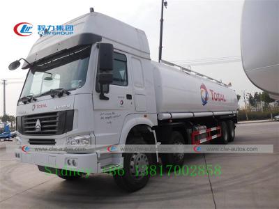 China Sinotruk Howo 8X4 336HP 24cbm 30cbm Fuel Tanker Truck for sale
