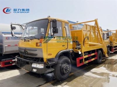 China Dongfeng 4X2 8 10 12 15m3 Swing Arm Skip Loader Garbage Truck for sale