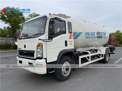 China HOWO 15000 Liters LPG Dispenser Truck For Cylinder Refilling for sale