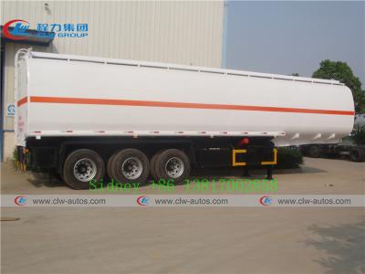 China Drei Öltanker-Anhänger BPW-12T Achsen-55000L 40T zu verkaufen