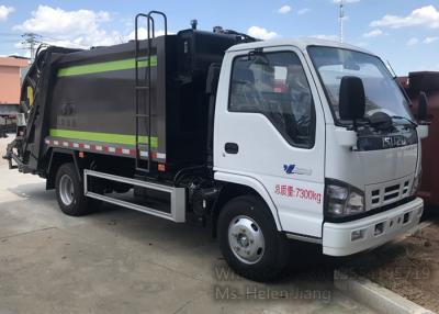 China Japan ISUZU 4X2 4m3 5m3 6m3 Waste Collection Truck for sale