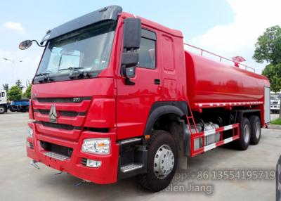 China Sinotruk HOWO 6X4 371HP Fire Fighting Truck With 20000L Water Tank for sale
