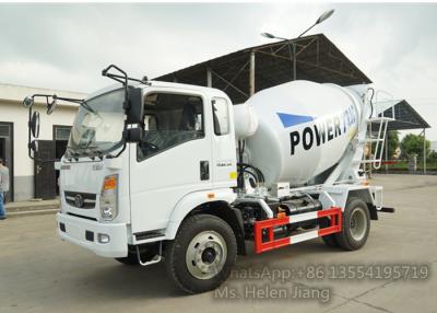 China YUCHAI Diesel Engine 4m3 5m3 Cement Concrete Mixer Truck for sale