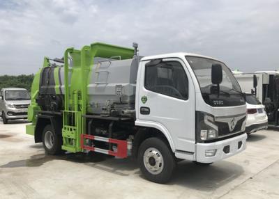 China Dongfeng 4X2 120HP 6 Wheeler Side Loader Refuse Truck for sale