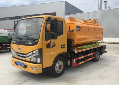China RHD 5m3 Vacuum Sewage Suction Truck With Jurop Vacuum Pump for sale